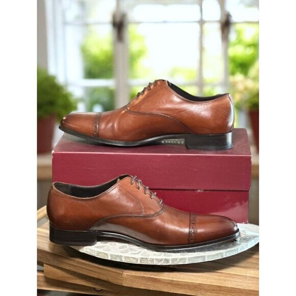 To Boot New York Adam Derrick $450 Anton Leather Oxford Dress Shoes Cap Toe 10.5 main image 5